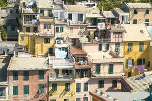 vernazza klein ligurisch Dorf Italien foto