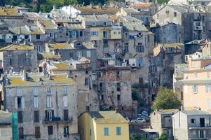 fotografisch Aussicht von das Stadt von Bastia Frankreich foto