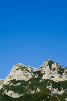 das suggestiv Aussicht von monte forato Italien foto