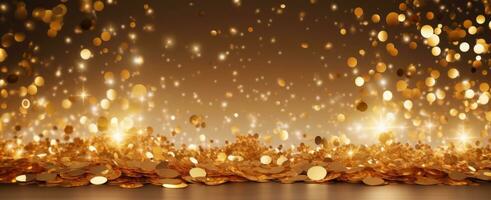 goldener glitzerhintergrund foto