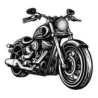 schwarz Motorrad Verein Logo isoliert foto