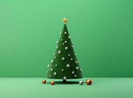 Weihnachten Grün Baum Hintergrund foto