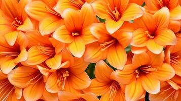 Clivia Blume gemustert Hintergrund. Blume Textur Hintergrund. generativ ai foto