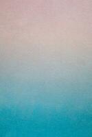 Blau Rosa Beige funkelnd funkeln Hintergrund mit schimmern. glänzend körnig Papier mit Gradient Beschichtung. Urlaub, Weihnachten, Neu Jahr, Geburtstag. Kopieren Raum foto