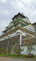 alt Burg im Osaka, Japan. foto