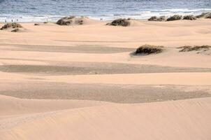 Sanddünen am Strand foto