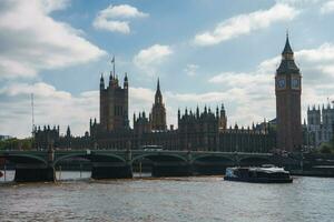 groß ben und Westminster Brücke im London foto