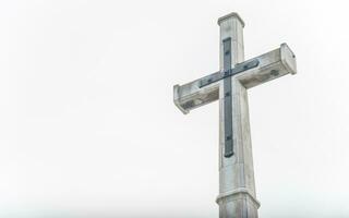 das Christian Kreuz von christchurch Kathedrale im christchurch von Neu Neuseeland. foto