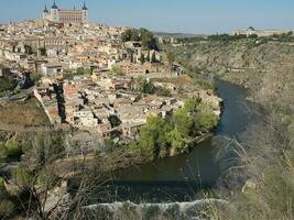 Die Altstadt von Toledo in Spanien foto