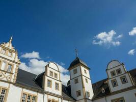 Weiß Schloss in der Nähe von Paderborn im Deutschland foto