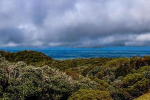 die landschaft von taranaki, neuseeland