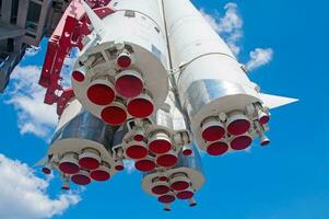Moskau, Russland - - Juni 30 , 2023 Wostok Rakete Modell- und Kosmos Pavillon foto