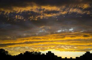 Himmel im Feuer foto