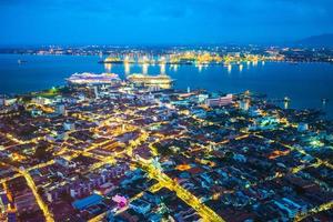 Skyline von George Town in Penang in Malaysia? foto