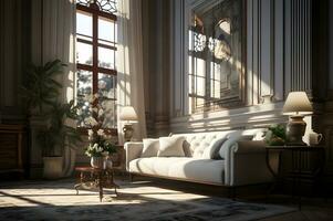 Luxus Kaiserliche Innenräume Zimmer mit Fenster foto
