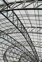 Metall Dach Struktur foto