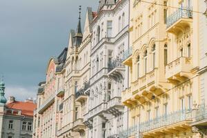 schön Aussicht von das Stadt Prag foto