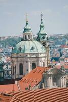 schön Aussicht von das Stadt Prag foto