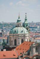 schön Aussicht von das Stadt Prag foto