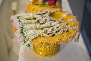 thailändische Hochzeitsblume foto