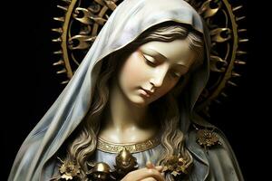 Statue der Jungfrau Maria foto