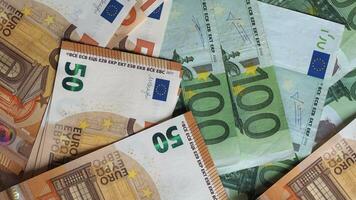 Euro-Banknoten Hintergrund foto