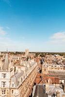 Erhöhte Ansicht der Stadt Cambridge, Großbritannien foto