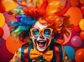 kreativ Party Clown Kind foto