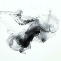 Rauch im Weiß Hintergrund surrealistisch foto