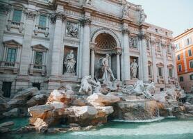 Trevi-Brunnen in Rom, Italien foto