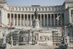 Sieger emanuele ii Monument im Rom, Italien foto