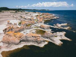 sigsarve im Gotland, Schweden durch Drohne foto