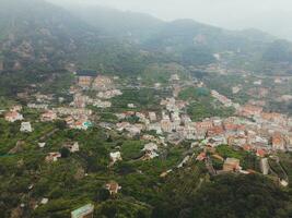 Drohne Ansichten von das Amalfi Küste, Italien foto