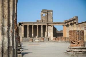 Ansichten von um Pompeji in der Nähe von Neapel, Italien foto