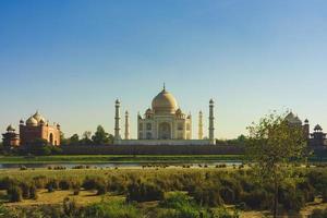 Taj Mahal in Agra, Indien foto