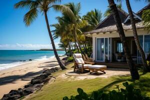 schön Strand Ferien Haus verfügbar zum Miete foto