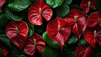 Anthurium jenmanii Blatt Pflanze Blatt Hintergrund foto