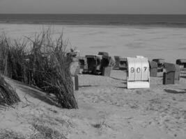 Deutsche Insel im das Norden Meer foto