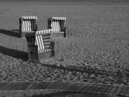 Sommer- Zeit beim das Deutsche Norden Meer foto