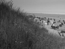 Deutsche Insel im das Norden Meer foto