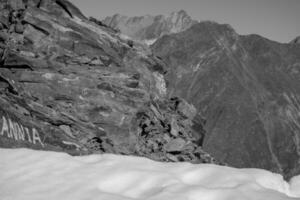 die alpen in der schweiz foto