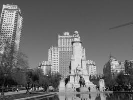 madrid stadt in spanien foto