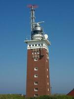 das Insel von Helgoland im das Norden Meer foto