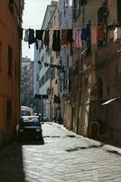 ein Straße im Neapel foto