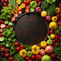 Gemüse Bild ai generativ foto