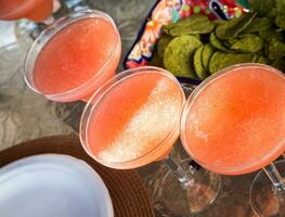 Erdbeer-Margarita-Cocktails foto