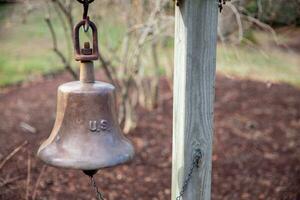 Glocke wie ein Hof Ornament foto