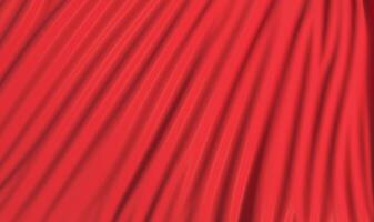 rot Tuch, fließend durch das Wind, 3d Wiedergabe. foto