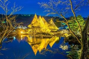 Kenrokuen, auch bekannt als der Garten mit sechs Attributen in Kanazawa in Japan ja foto