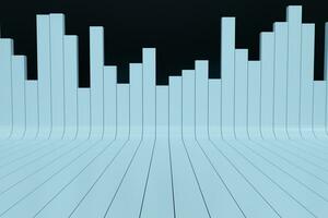 3d Wiedergabe, Graph Diagramm Hintergrund, Geschäft Graph foto